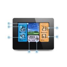 Stacja pogodowa z wyświetlaczem BD-902 czarna