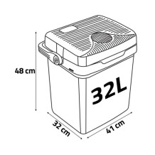 Lodówka turystyczna zielona | Lodówka samochodowa 32 litry