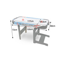 Stół do gry cymbergaj Air Hockey duży składany NS-427