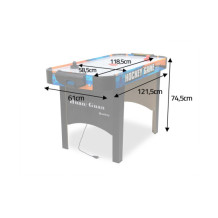 Stół do gry cymbergaj Air Hockey największy NS-425