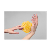 Piłka do masażu i fitness 9,5cm NS-957 żółta