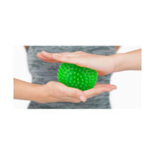 Piłka do masażu i fitness 9cm NS-957 zielona