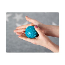 Piłka do masażu i fitness 7,5cm NS-957 niebieska