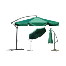 Parasol ogrodowy składany 8 segmentów zielony  350cm