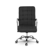 Fotel biurowy materiałowy Benton czarny