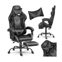 Fotel biurowy dla gracza Sofotel Cerber czarno-szary