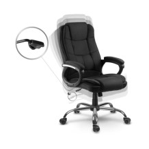 Fotel biurowy Sofotel Porto - materiałowy czarny