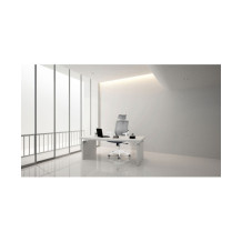 Fotel biurowy z mikrosiatki Sofotel Rotar szary