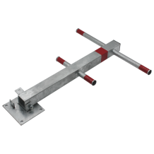 Blokada parkingowa na kłódkę Choinka cynkowana | Słupki parkingowe