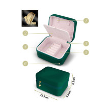 Szkatułka na biżuterię MS-702 Massido - zielona