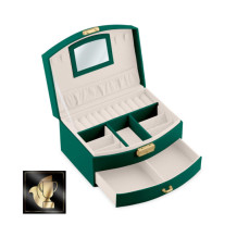 Szkatułka na biżuterię Massido MS-708 - zielona
