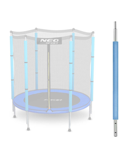 Słupek dolny do trampoliny z siatką zewnętrzną 4,5 ft niebieski Neo-Sport