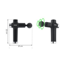 Pistolet do masażu ciała 8 nakładek NS-501 Neo-sport czarny