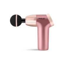 Pistolet do masażu ciała 8 nakładek NS-500 Neo-sport różowy