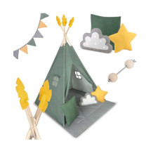 Namiot tipi dla dzieci NK-406 Nukido - zielony