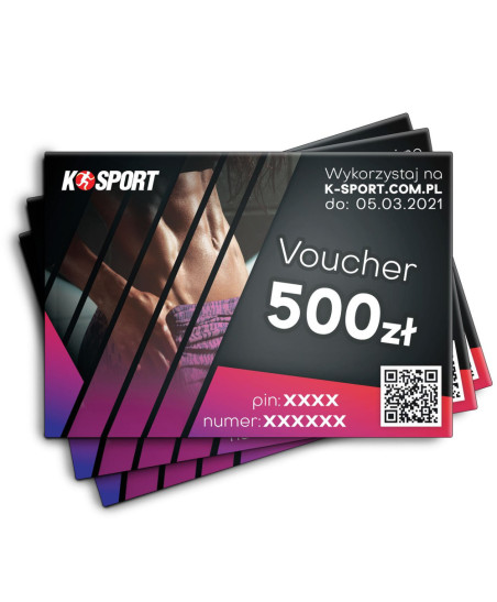 Karta podarunkowa 500 zł  K-SPORT