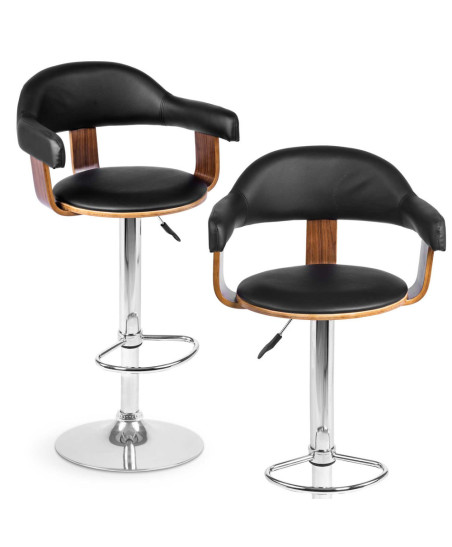 Hoker krzesło barowe Sofotel Peluro czarny