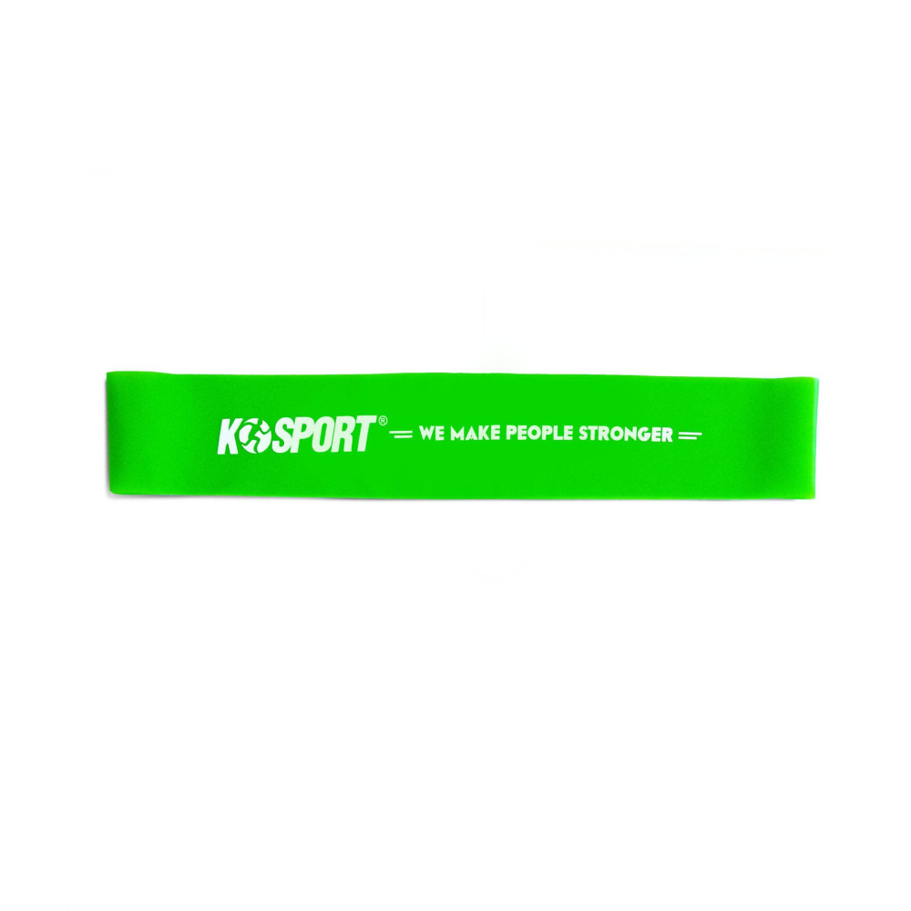 Power Band Mini - Guma Treningowa do ćwiczeń mobility zielona K-SPORT