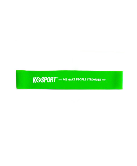 Power Band Mini - Guma Treningowa do ćwiczeń mobility zielona K-SPORT