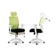 Fotel biurowy z mikrosiatki Sofotel Rotar zielony