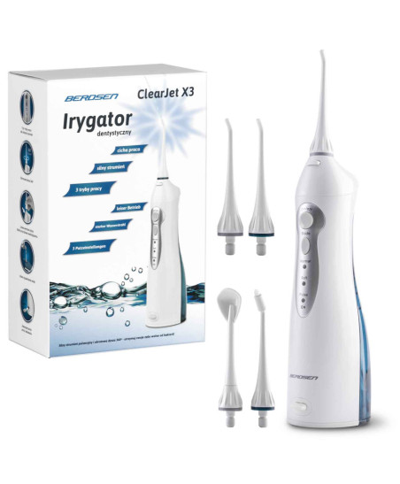 Irygator Dentystyczny bezprzewodowy Berdsen ClearJet X3